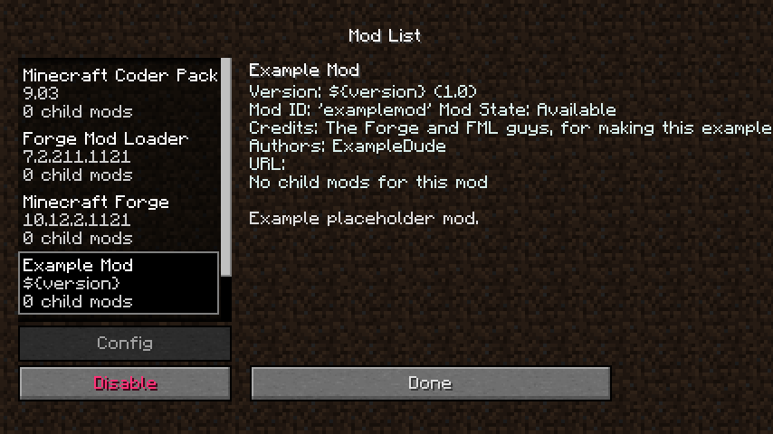 Forge 導入済み Minecraft