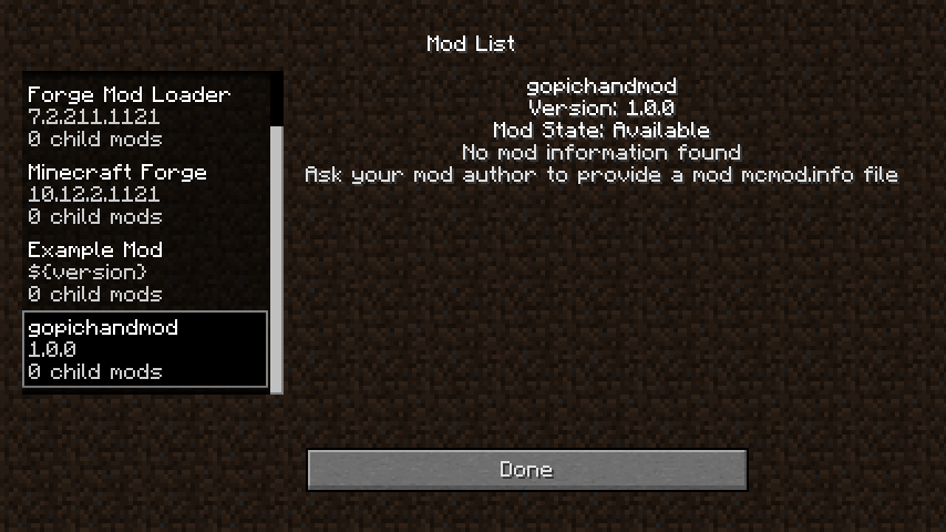 Forge 導入済み Minecraft