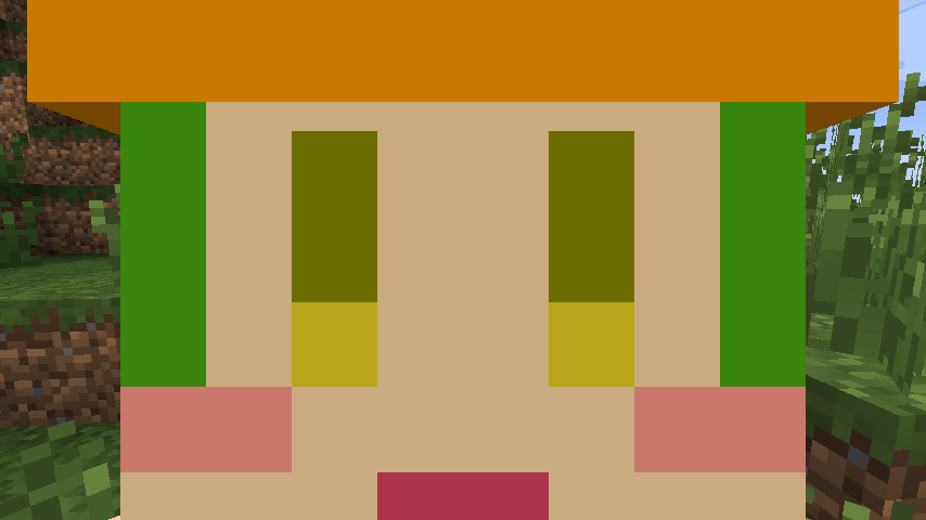 Eclipse から起動した Forge 導入済み Minecraft(プレイヤー)
